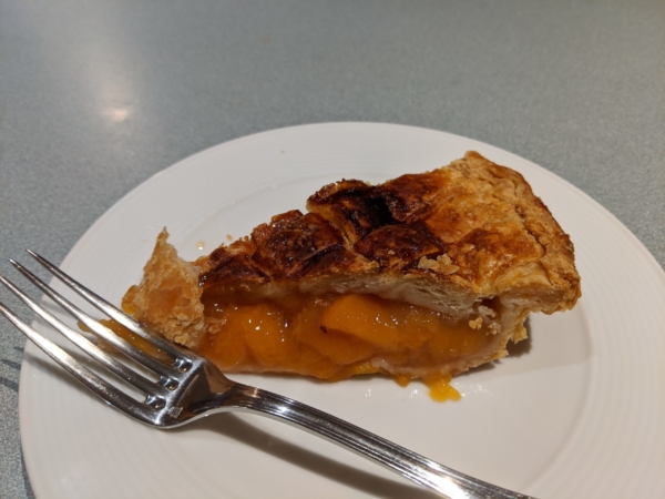 Peach pie, March 22, 2020